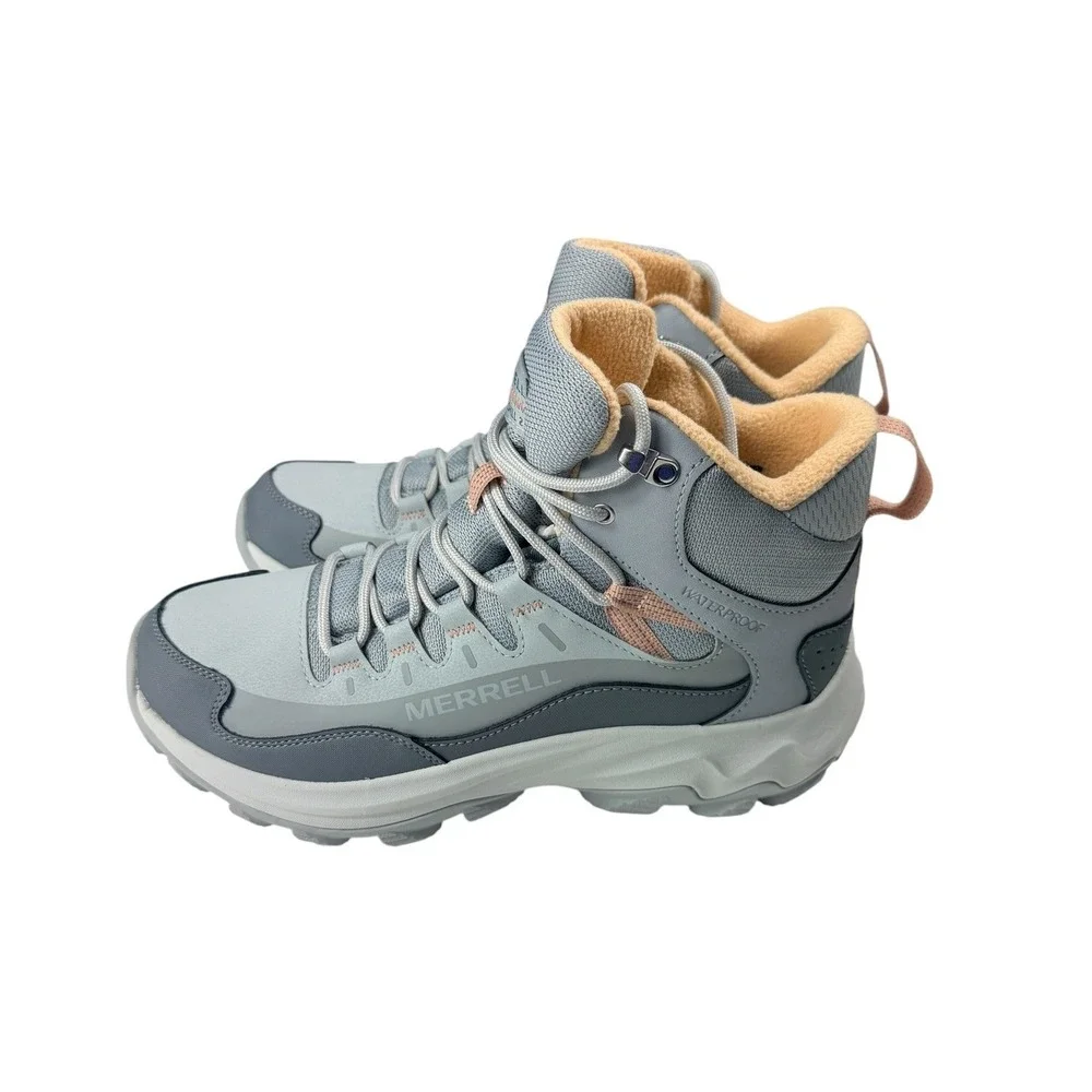 Merrell Thermo Chill 2 Mid WP Womens 9 Gale Grey Waterproof Winter Hiking Boots